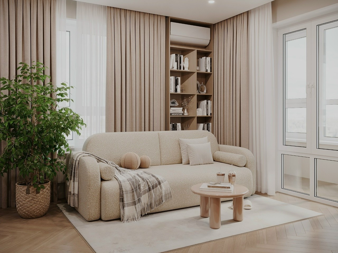 Садовые кварталы, 45 м². Line Дизайн — дизайн интерьера | Елена Гусакова