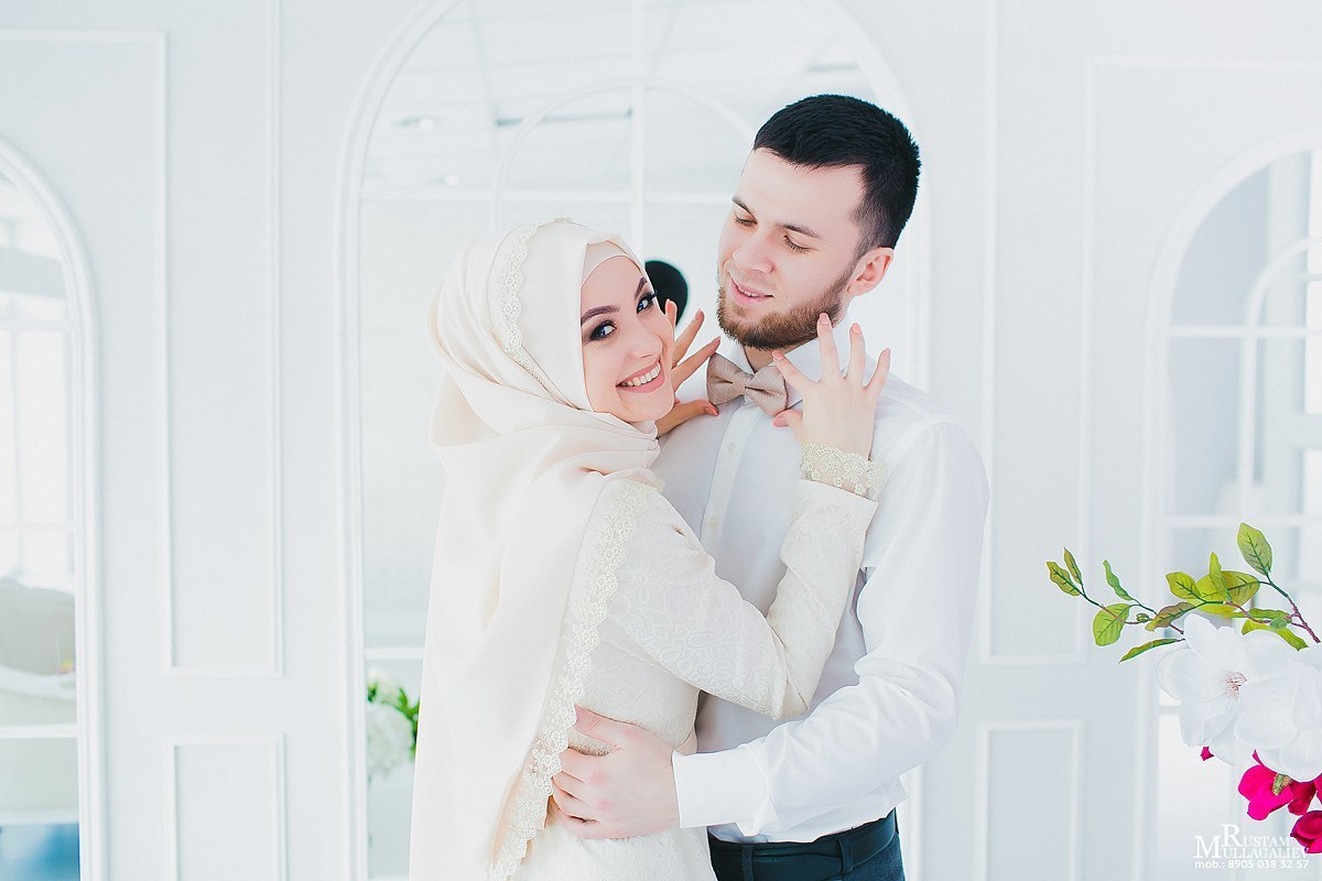 никах в фотостудии, фотограф на никах, никах фотосессия, платье на никах, платок на никах