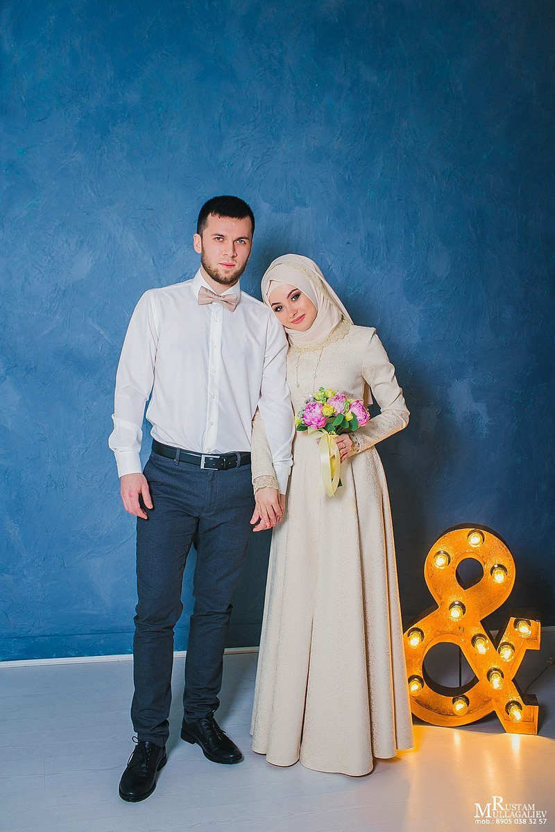 никах в фотостудии, фотограф на никах, никах фотосессия, платье на никах, платок на никах