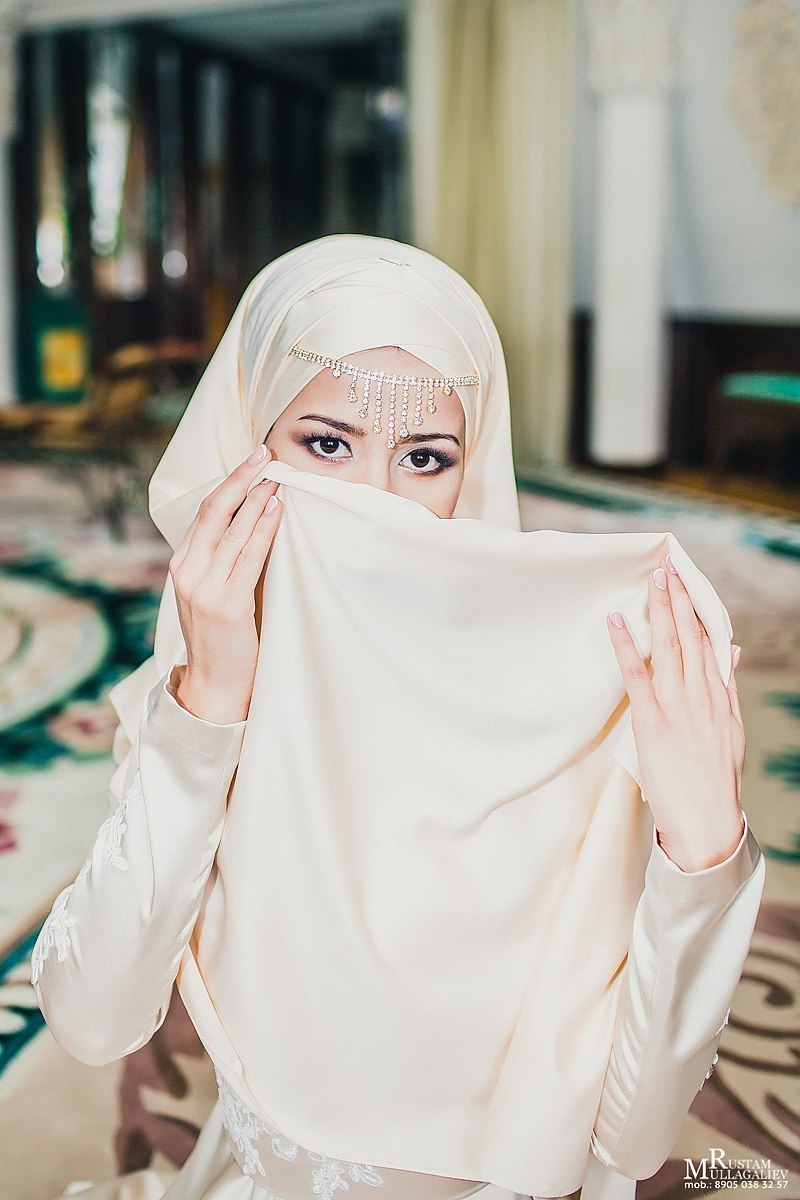 фотограф на никах, никах фотосессия, платок на никах, мечеть Казан Нуры, никах Казан Нуры, украшение невесты