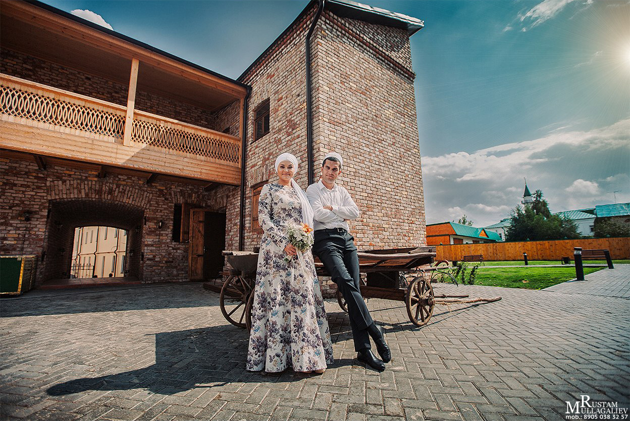фотограф на никах, никах фотосессия, платье на никах, мечеть Марджани никах, татарская усадьба
