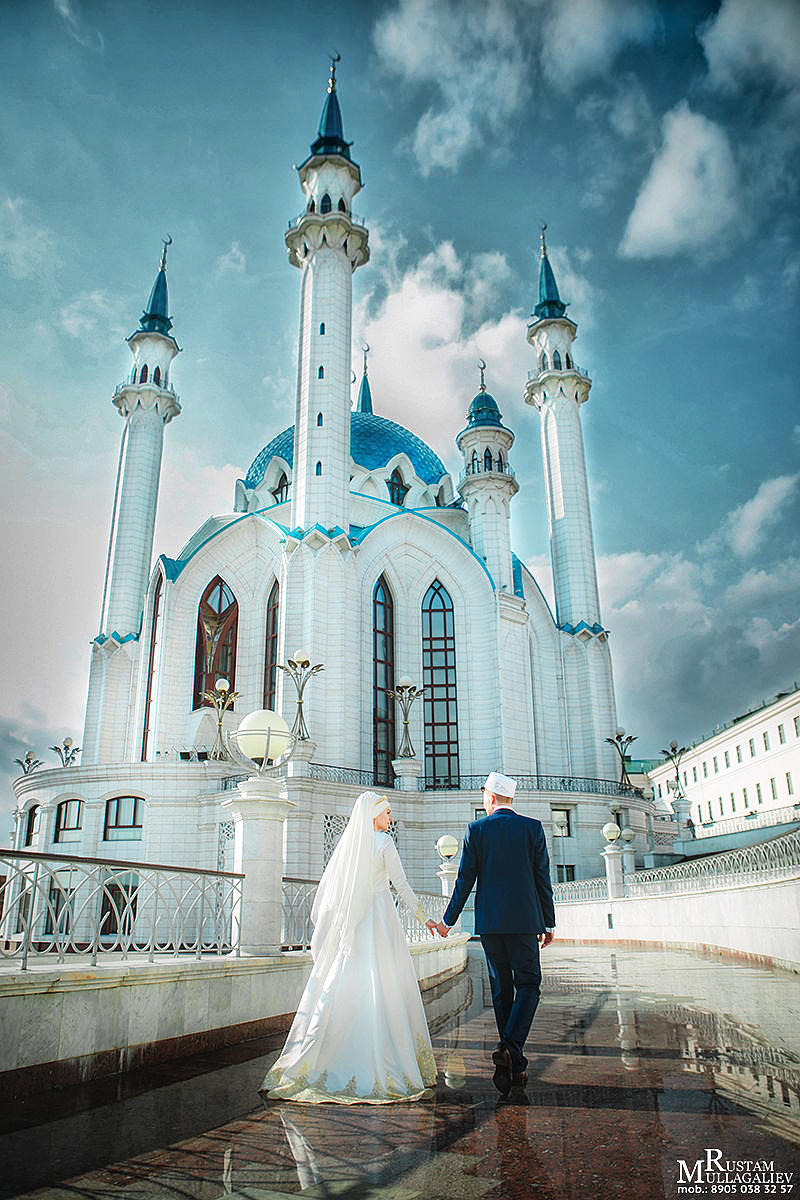 мусульманская свадьба, никах фото, красивый никах, платье на никах