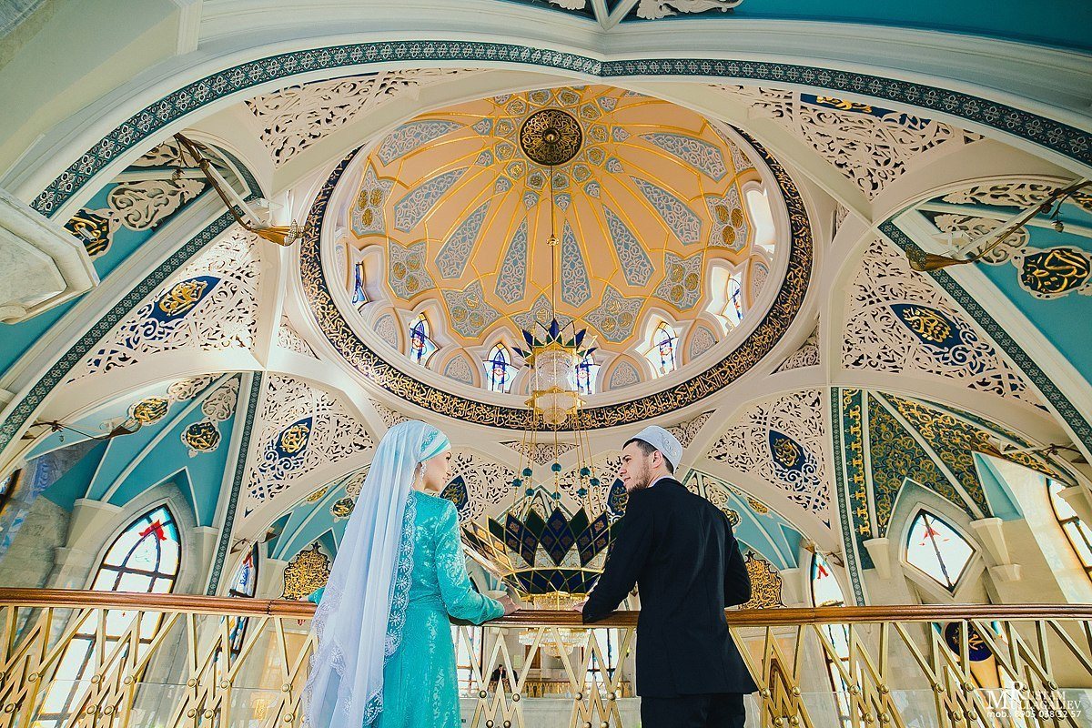 фотограф на никах, никах фотосессия, никах в мечети Кул Шариф, платок на никах