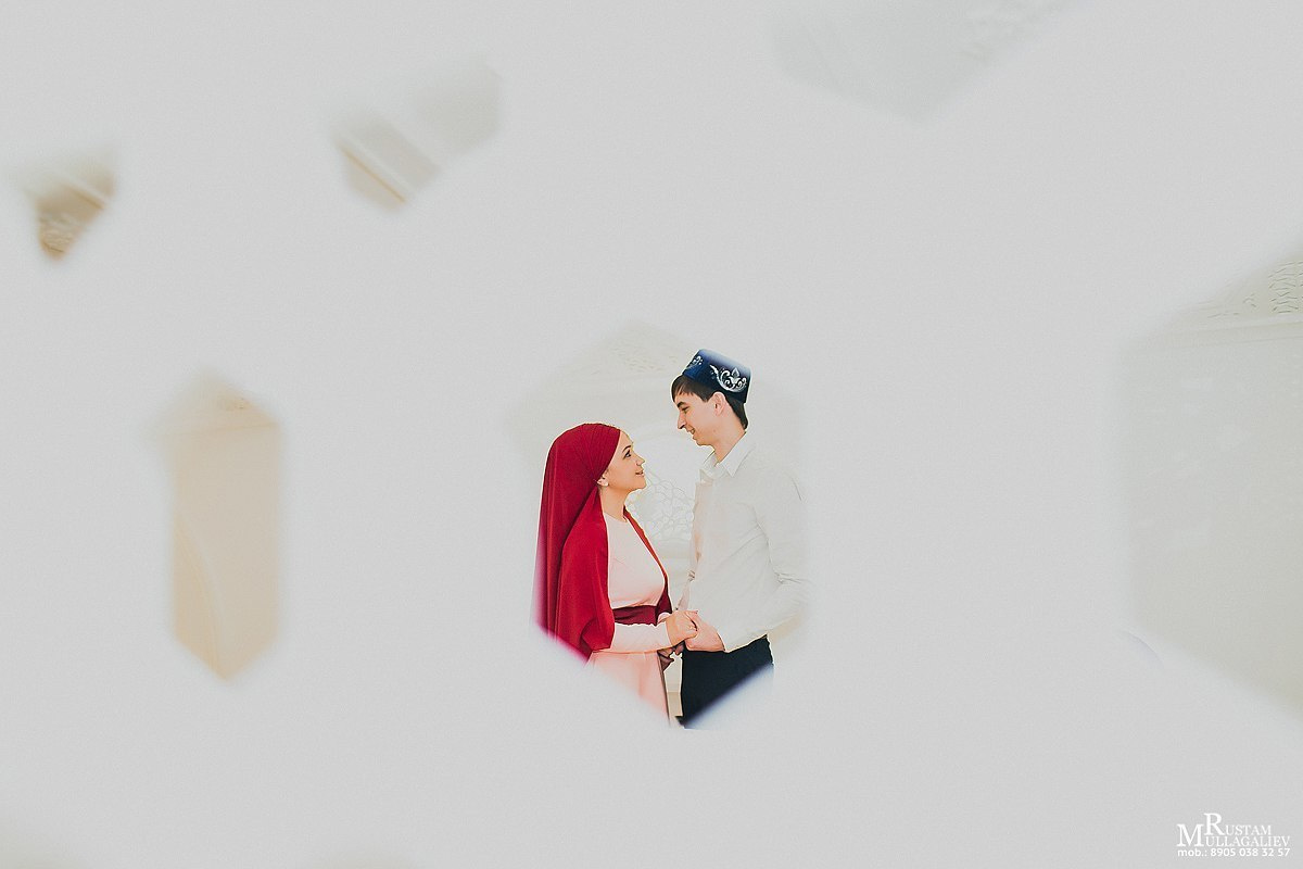 фотограф на никах, никах фотосессия, платье на никах, платок на никах, мечеть Ярдэм, мечеть Марджани