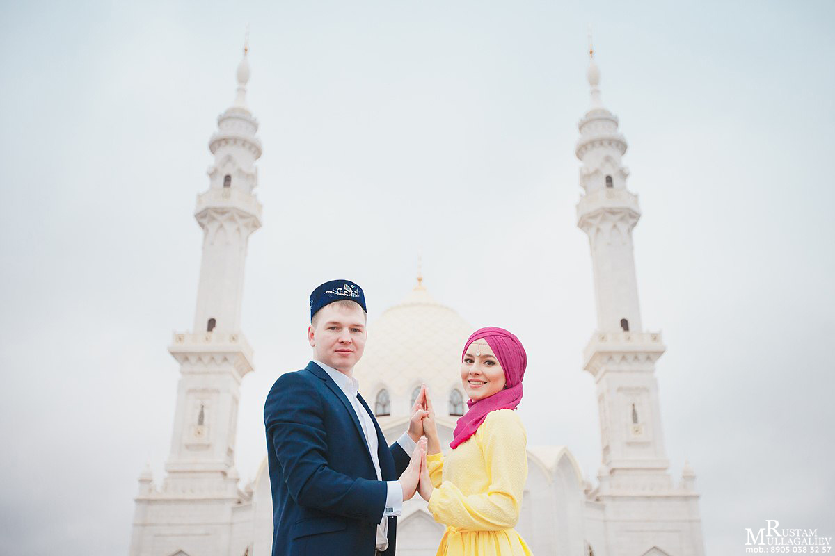 фотограф на никах, никах фотосессия, платье на никах, платок на никах, образ жениха, никах на природе, белая мечеть никах
