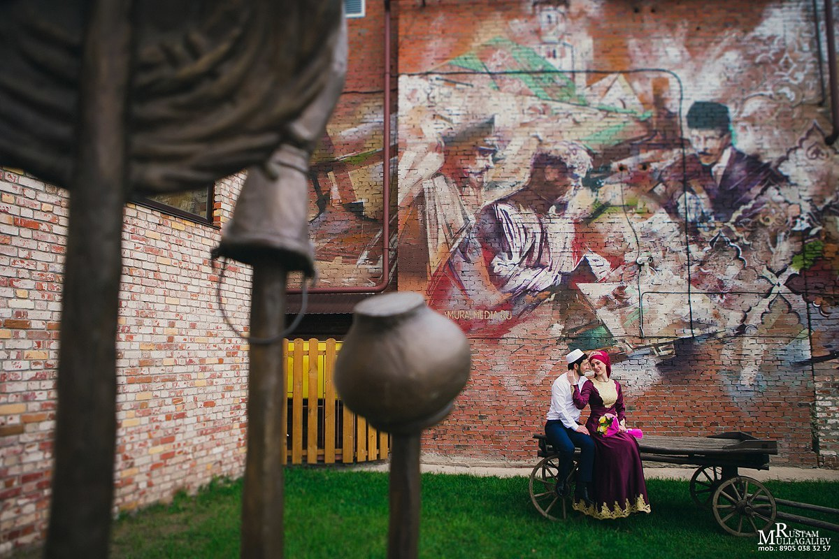 фотограф на никах, никах фотосессия, платье на никах, мечеть Марджани никах, татарская усадьба