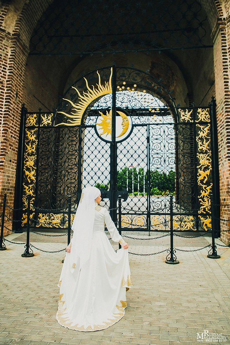 фотограф на никах, никах фотосессия, никах в мечети Кул Шариф, платок на никах