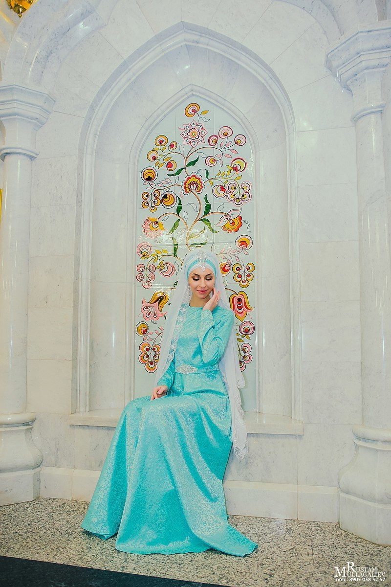 фотограф на никах, никах фотосессия, никах в мечети Кул Шариф, платок на никах, чтение никах