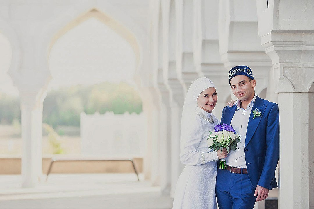 фотограф на никах, никах фотосессия, платье на никах, платок на никах, никах в мечети Болгар, белая мечеть