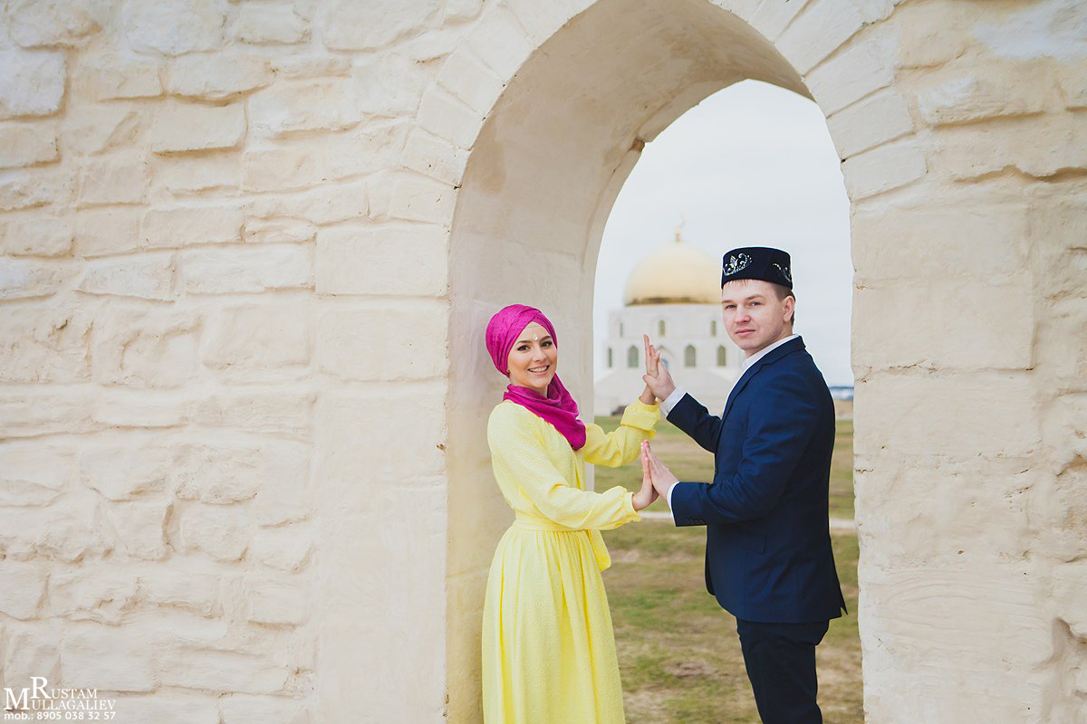 фотограф на никах, никах фотосессия, платье на никах, платок на никах, образ жениха, никах на природе, белая мечеть никах