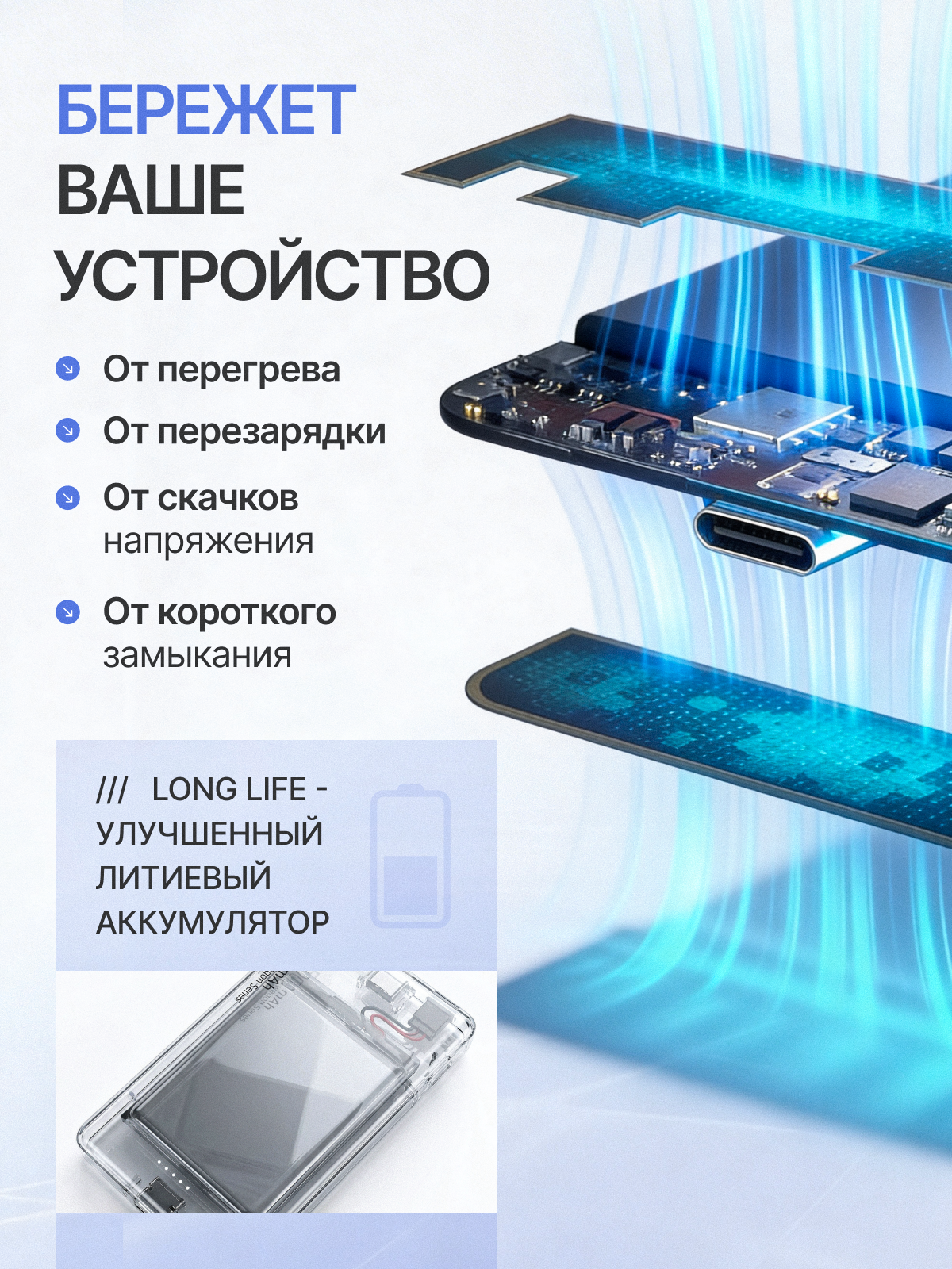 Powerbank. Инфографика для маркетплейсов — khdesign_wb