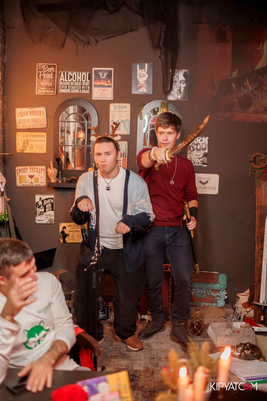 MERRY CREEPYSTMASS AND SPOOKY NEW YEAR — QUEEN OF THE DARKNESS BAR. КИПЯТКОМ АЛМАТЫ!