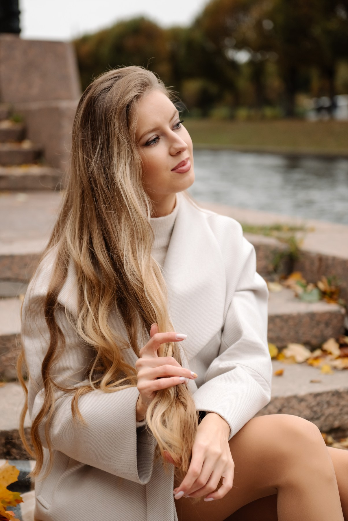 Осенняя фотосессия в Питере в Михайловском саду. Свадебный и сеейный фотограф в Санкт-Петербурге Елена Худякова