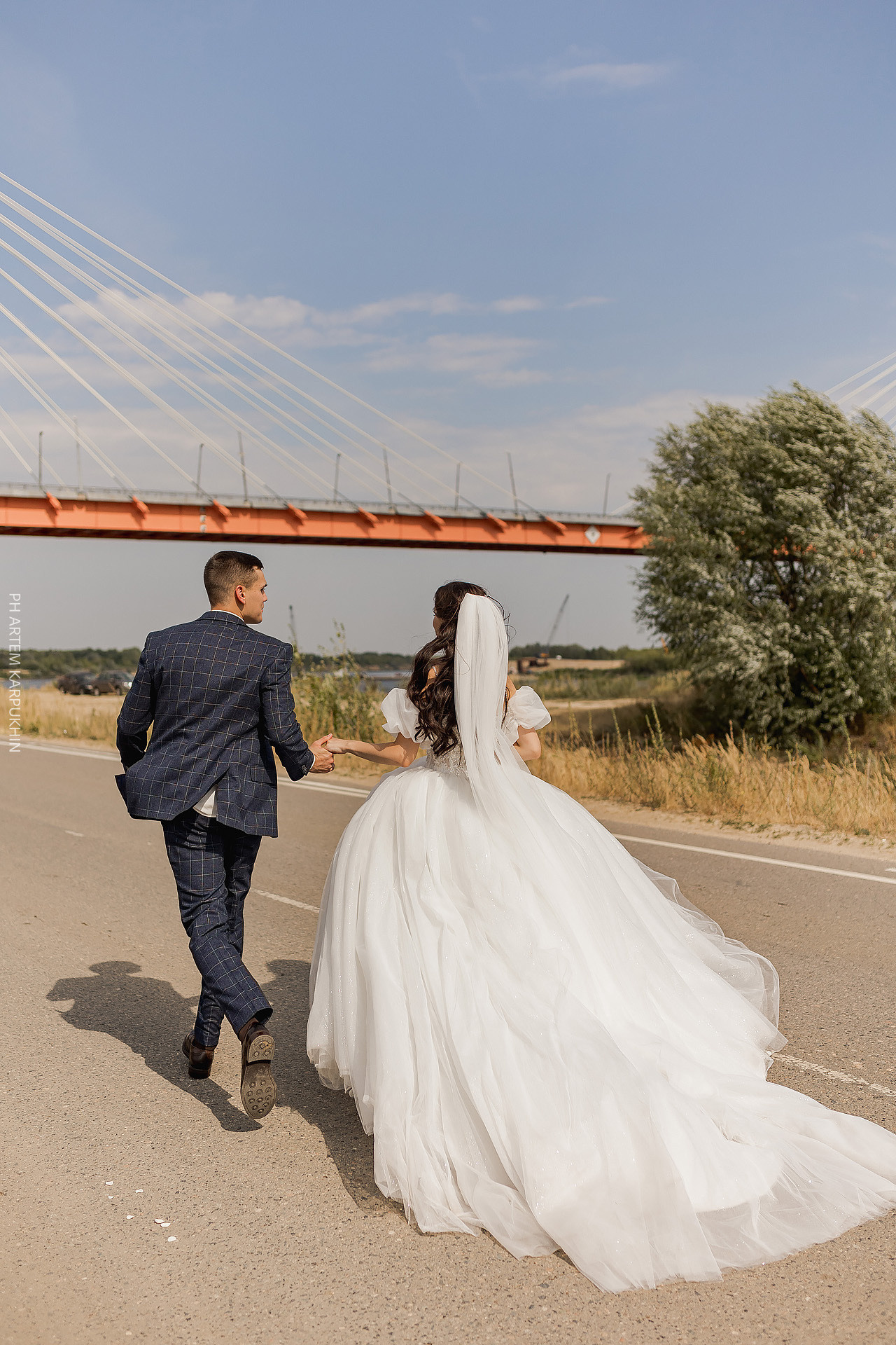 Свадьба, фотограф в Муроме, ЗАГС, мост, Риони, ведущая Ольга Цыганова. Фотограф городских и семейных событий Артем Карпухин