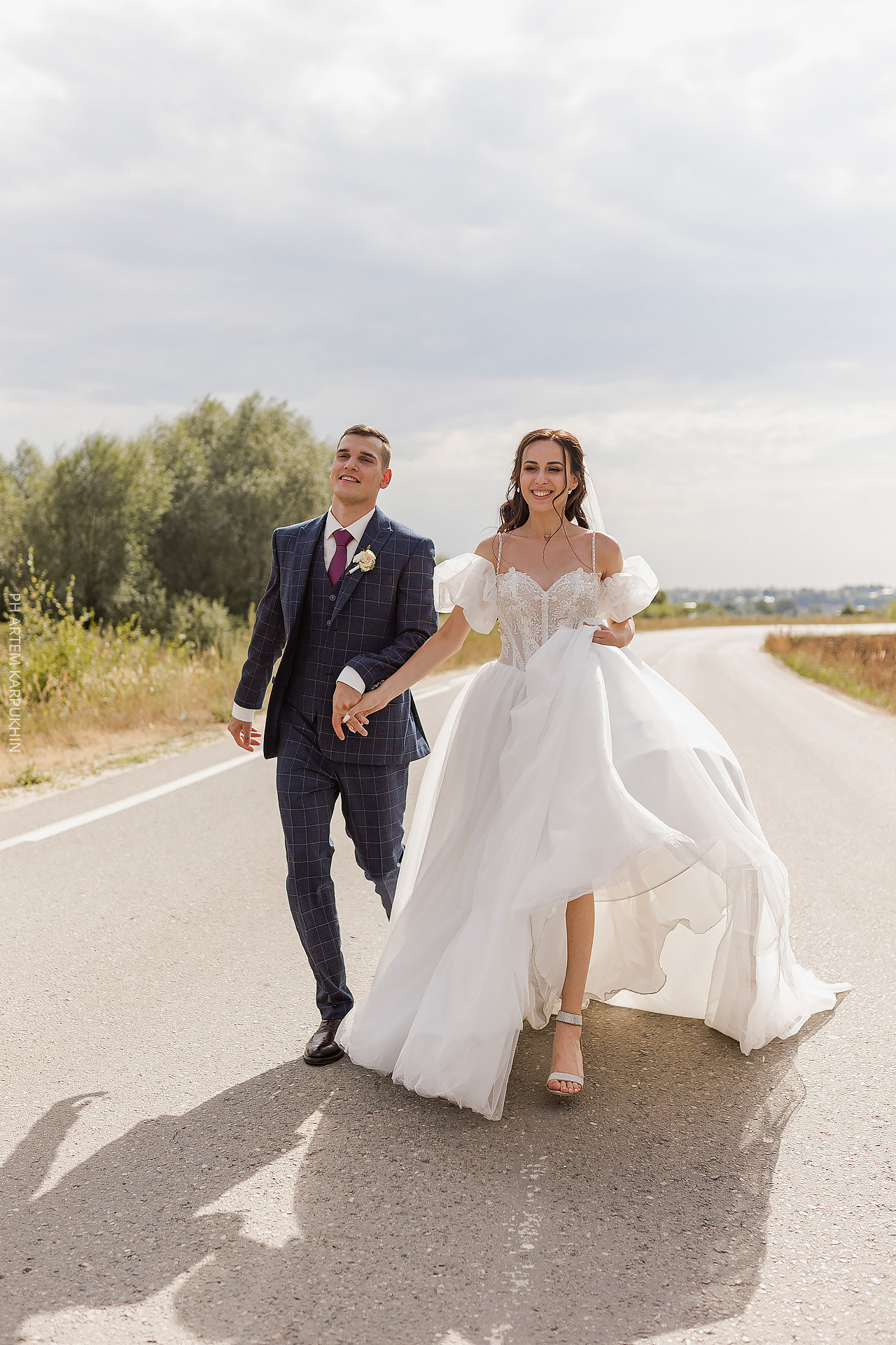 Свадьба, фотограф в Муроме, ЗАГС, мост, Риони, ведущая Ольга Цыганова. Фотограф городских и семейных событий Артем Карпухин