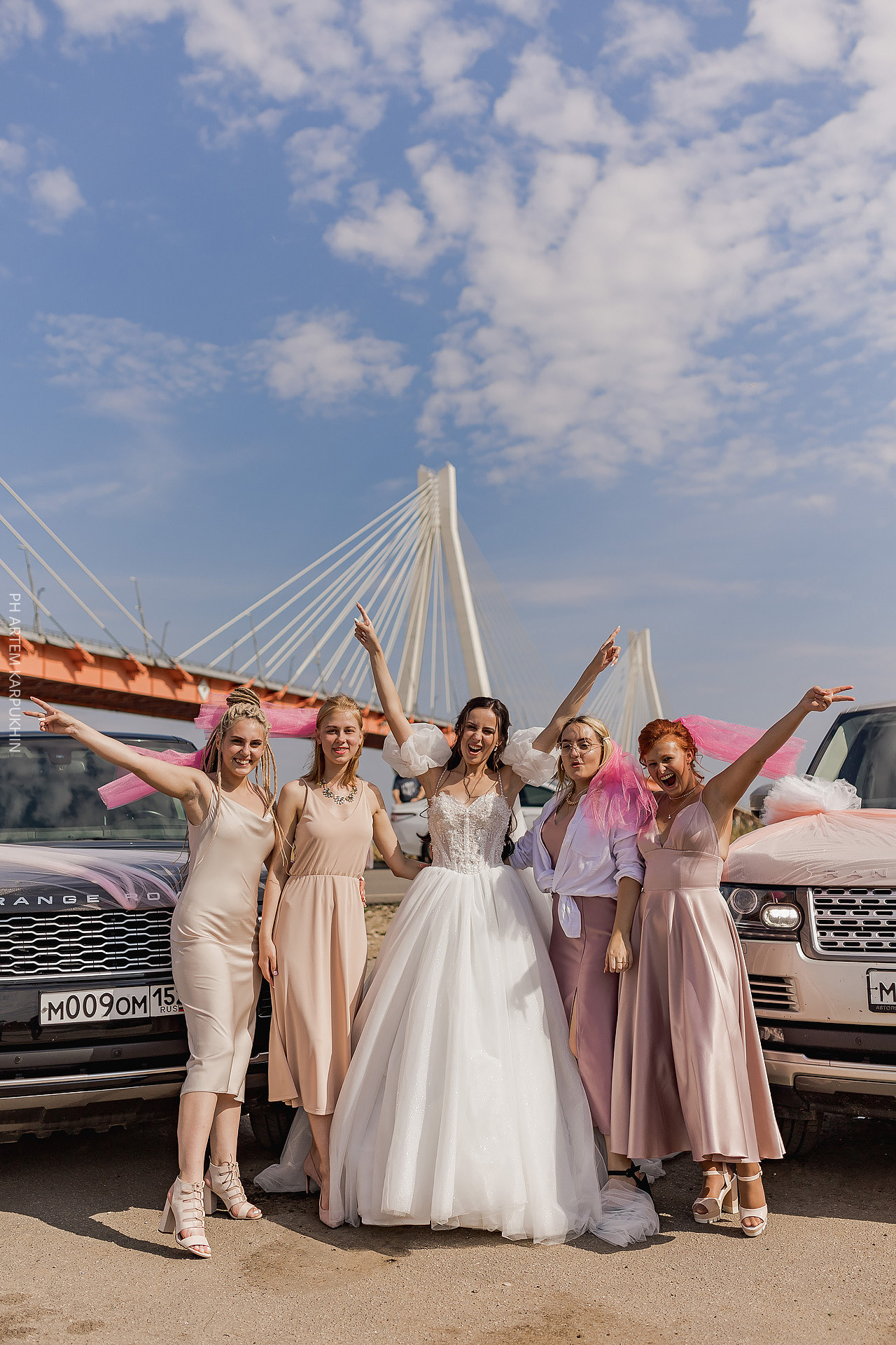 Свадьба, фотограф в Муроме, ЗАГС, мост, Риони, ведущая Ольга Цыганова. Фотограф городских и семейных событий Артем Карпухин