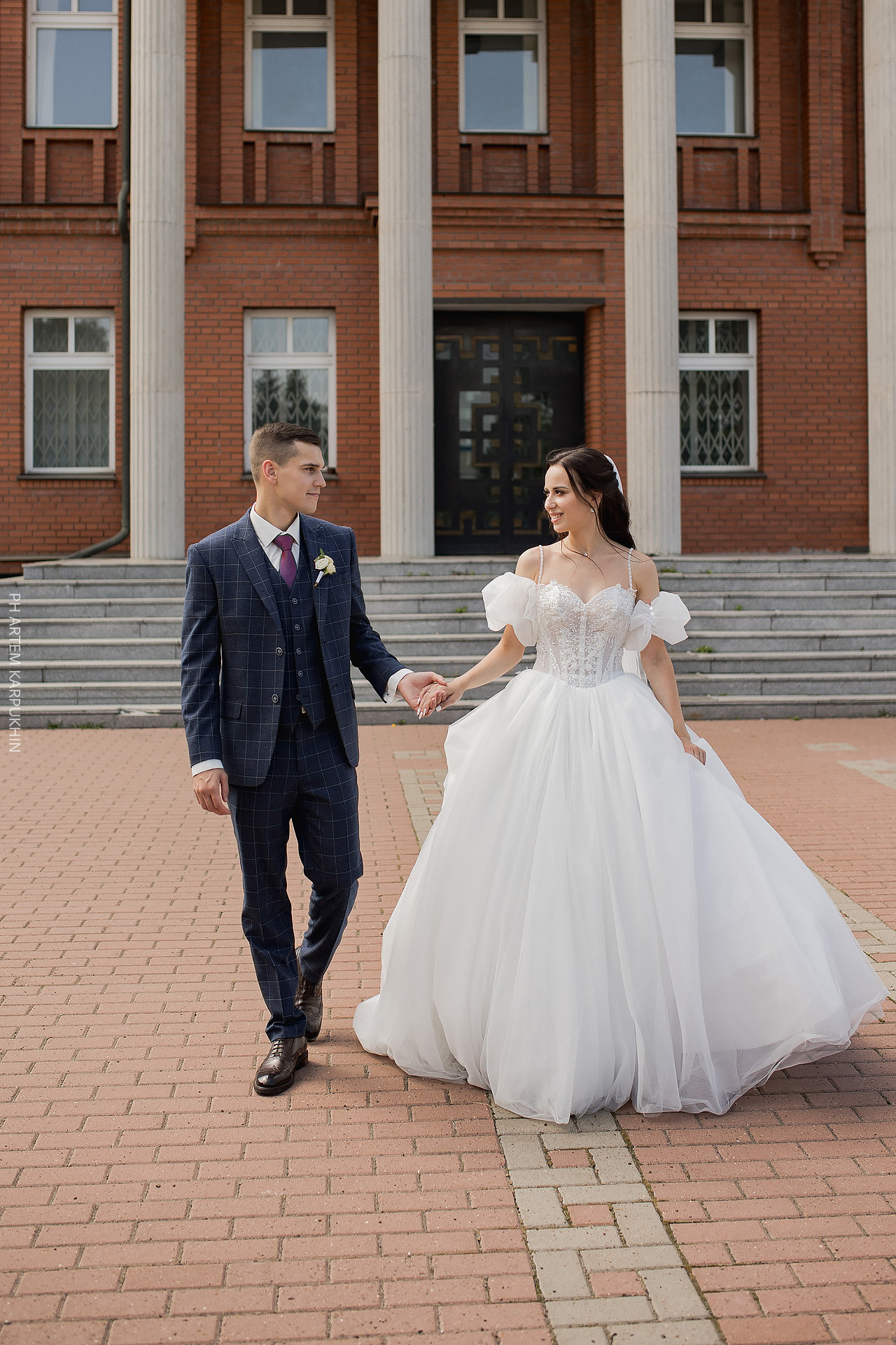 Свадьба, фотограф в Муроме, ЗАГС, мост, Риони, ведущая Ольга Цыганова. Фотограф городских и семейных событий Артем Карпухин