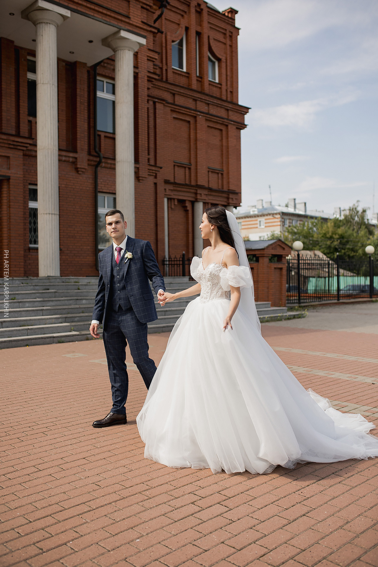 Свадьба, фотограф в Муроме, ЗАГС, мост, Риони, ведущая Ольга Цыганова. Фотограф городских и семейных событий Артем Карпухин