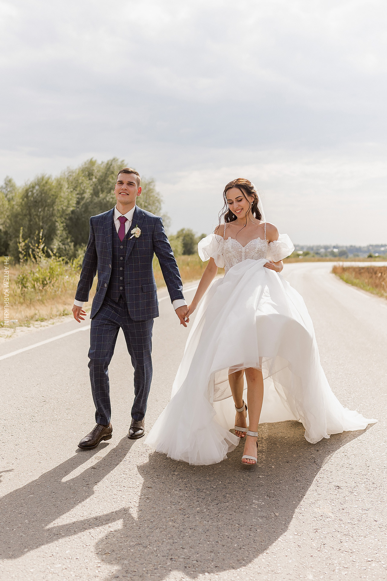 Свадьба, фотограф в Муроме, ЗАГС, мост, Риони, ведущая Ольга Цыганова. Фотограф городских и семейных событий Артем Карпухин