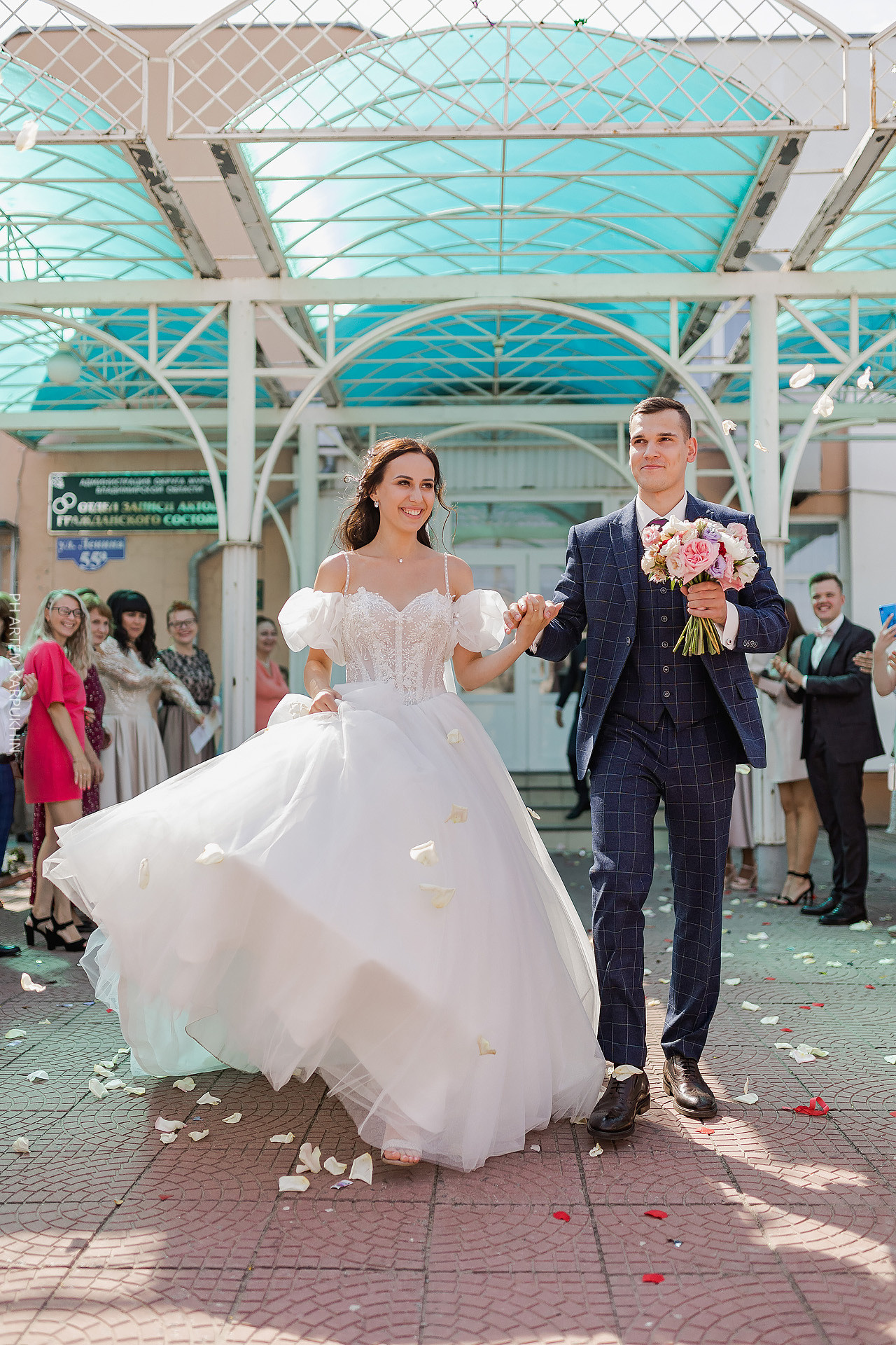 Свадьба, фотограф в Муроме, ЗАГС, мост, Риони, ведущая Ольга Цыганова. Фотограф городских и семейных событий Артем Карпухин