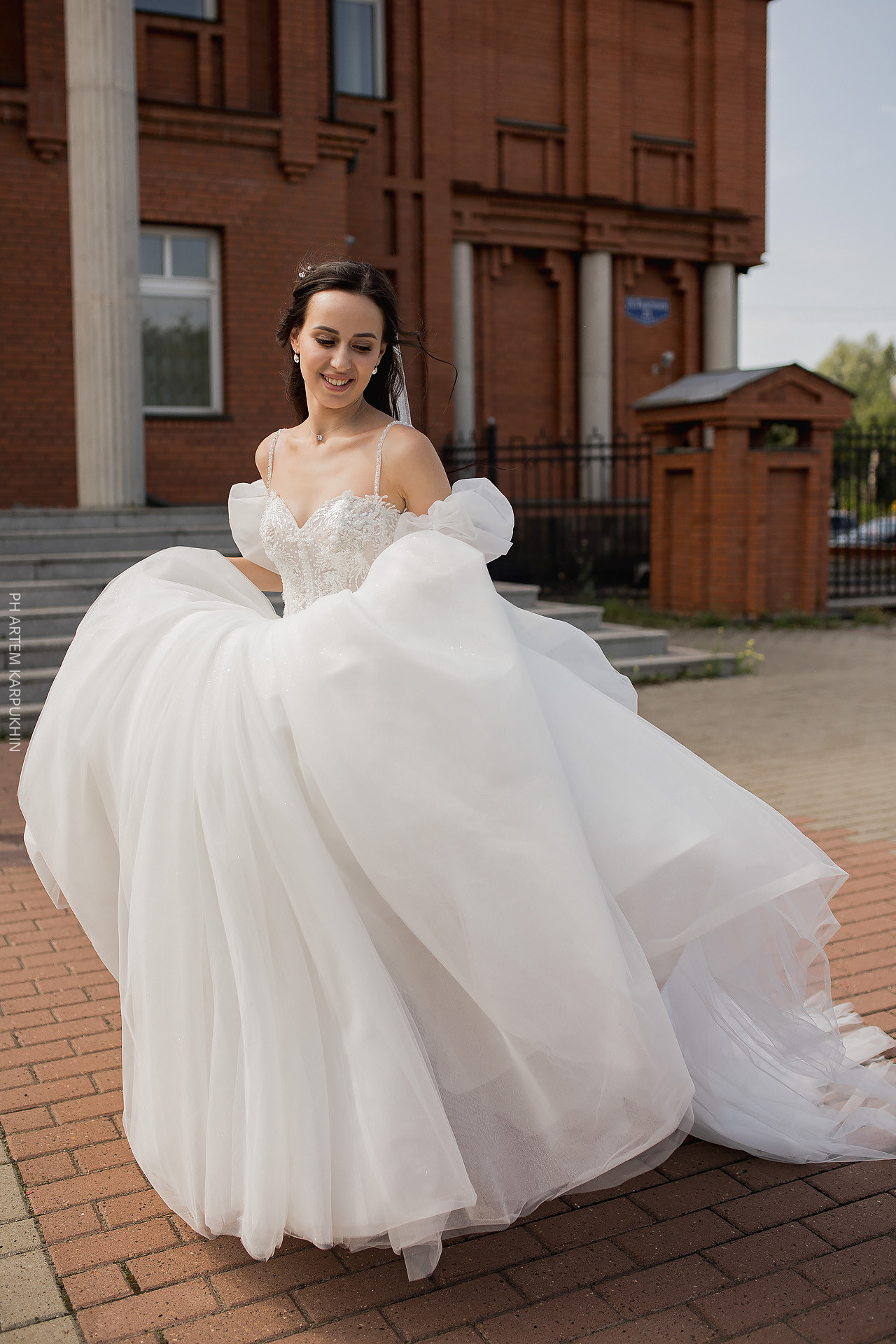 Свадьба, фотограф в Муроме, ЗАГС, мост, Риони, ведущая Ольга Цыганова. Фотограф городских и семейных событий Артем Карпухин