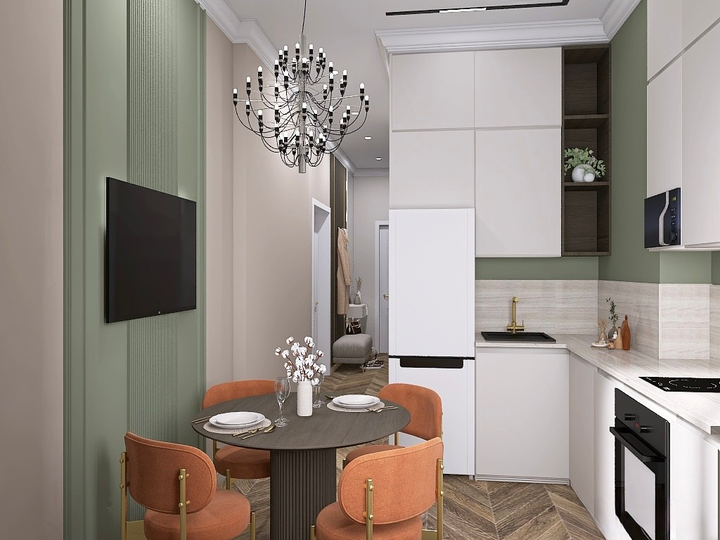 Квартира на Коломенской ул. 15-17. Дизайнер интерьера в Санкт-Петербурге Ольга Рытаровская