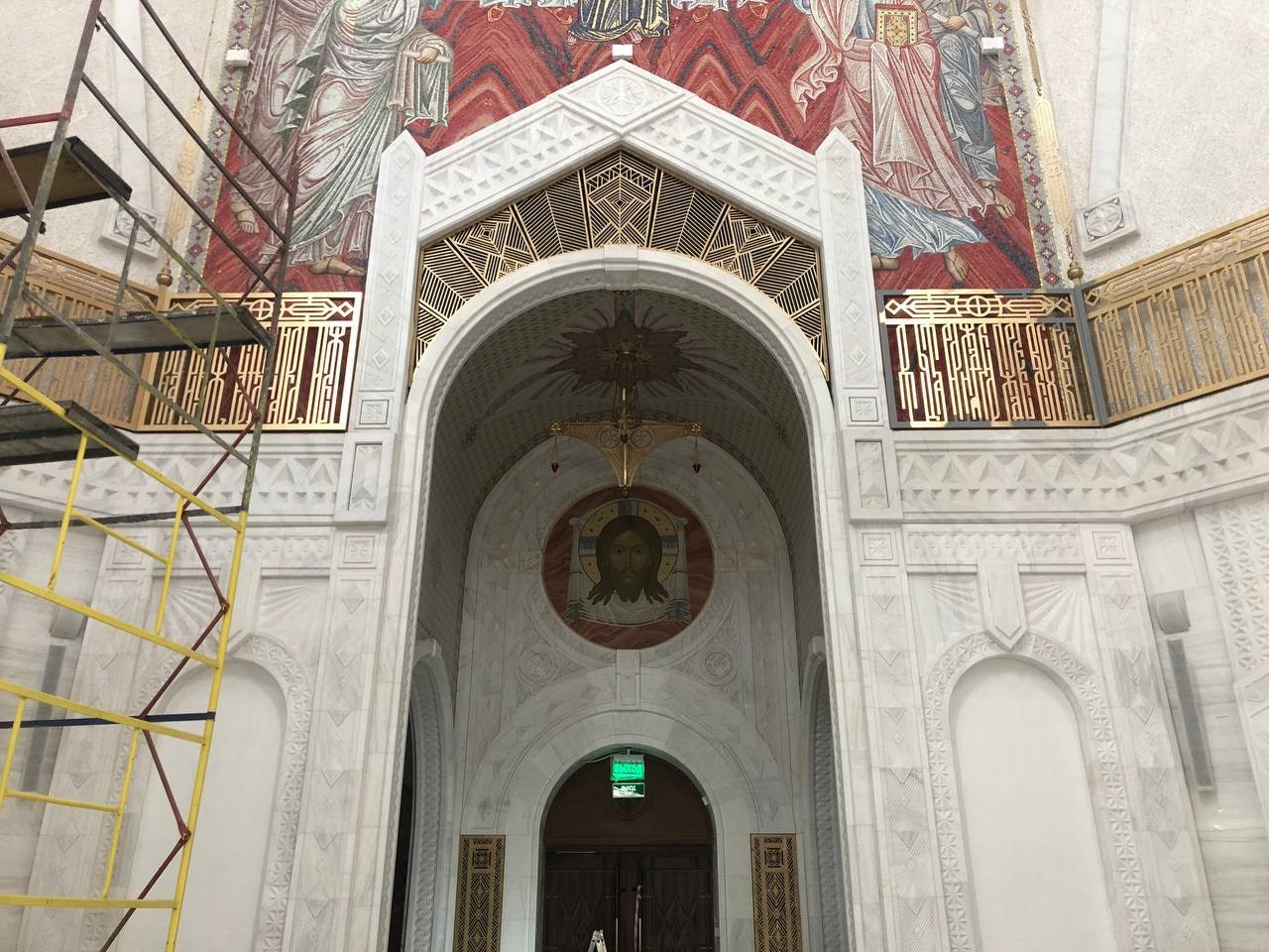 Мастерская МАГДАЛИНА роспись Храмов, г. Москва, мкрн «Город на реке», Владимирский храм. МАГДАЛИНА — мастерская церковного искусства