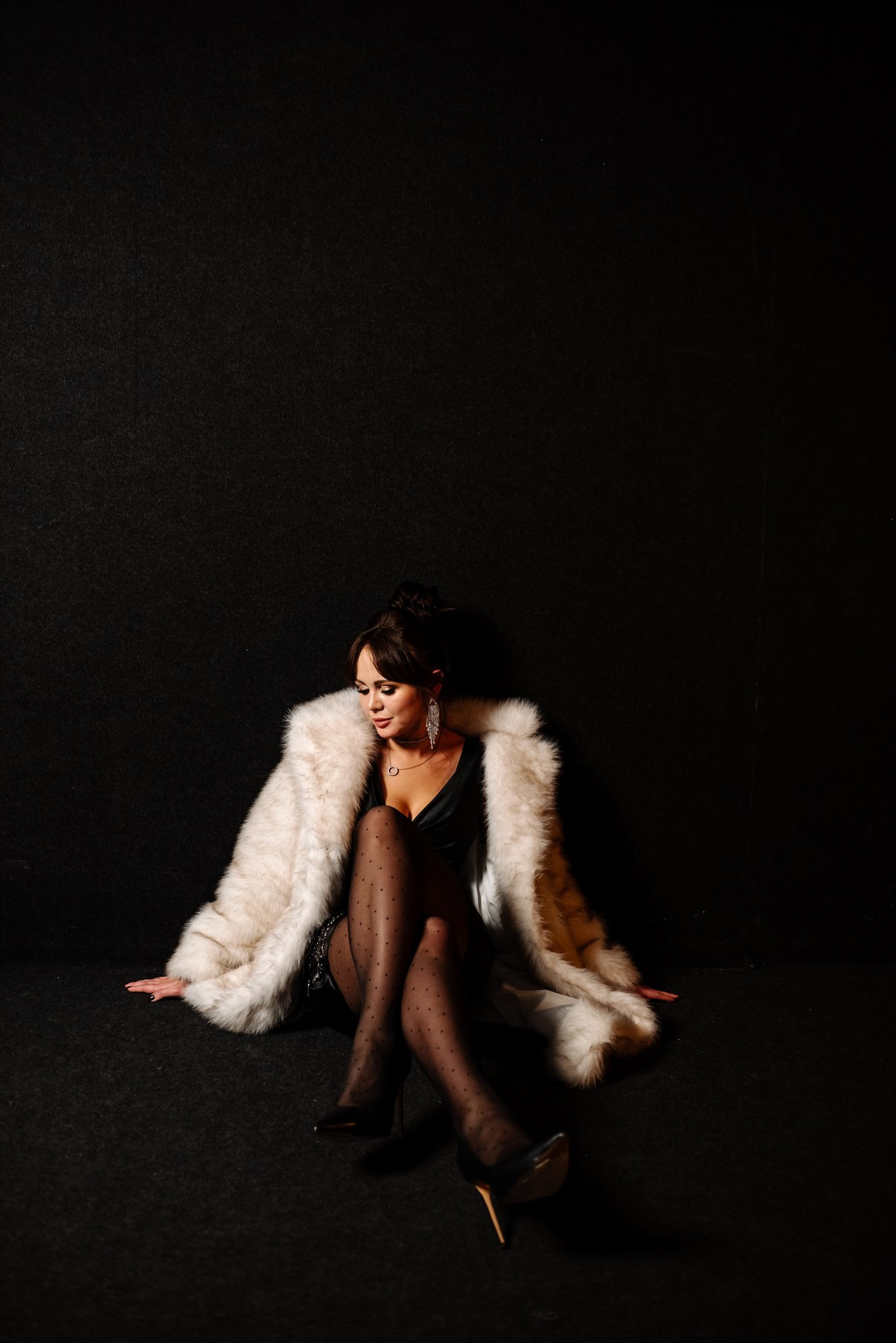 Индивидуальная. В шубке. Свадебный и сеейный фотограф в Санкт-Петербурге Елена Худякова