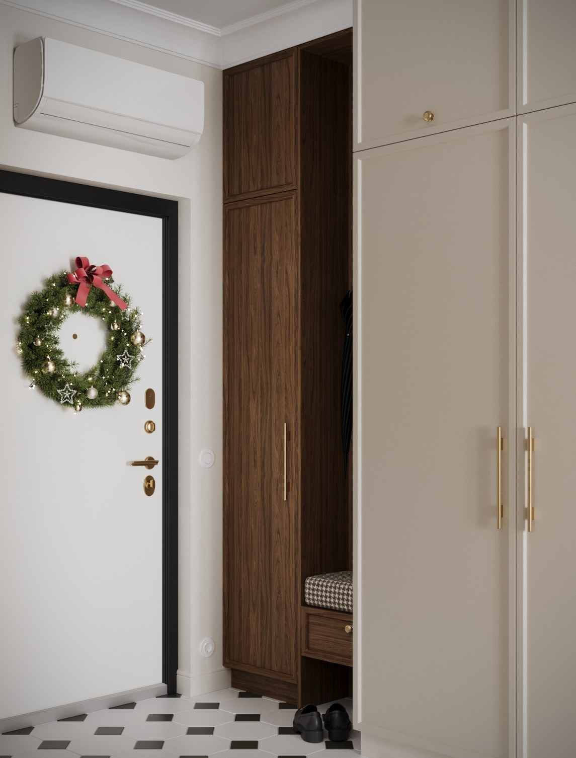 3Д визуализация квартиры ЖК Достижение 24 m². Заказать 3Д визуализацию интерьеров — Дарья Веденёва