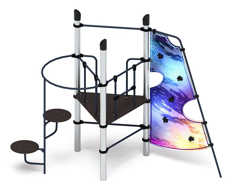 Спортивная серия - СК 2.07.01-02 Габариты (ШхДхВ): 3700х1345х2600 Зона безопасности, мм: 6700х4345 Возрастные ограничения 5-12 лет