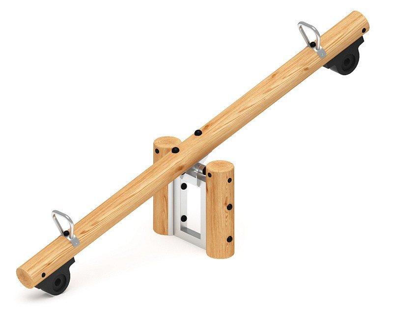 Качалка-балансир (Лиственница) ИО 21.Р.01.01-Л.И1 Габариты (ШхДхВ): 3000х740х940 Зона безопасности, мм: 5000х2740