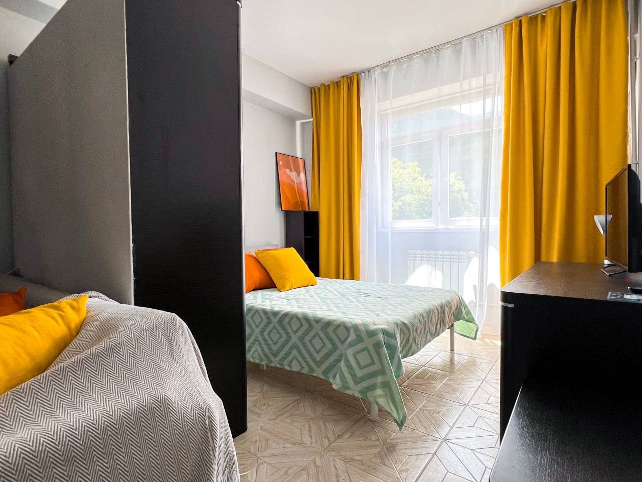 Просторная студия с видом на горы в Красной Поляне. Квартиры посуточно, длительно в Сочи, LARA APART GROUP