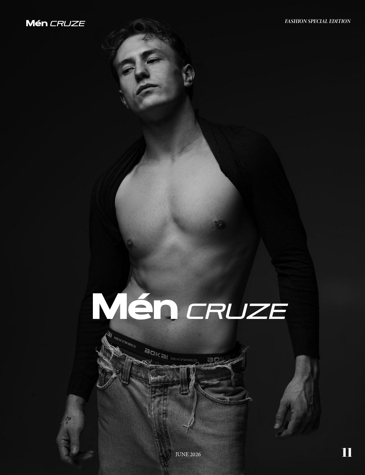 MEN'S CRUZE Magazine, JUNE 2026 Issue (Vol: 227), Los Angeles, CA. Эля Иванова — честный портрет без позирования в Москве