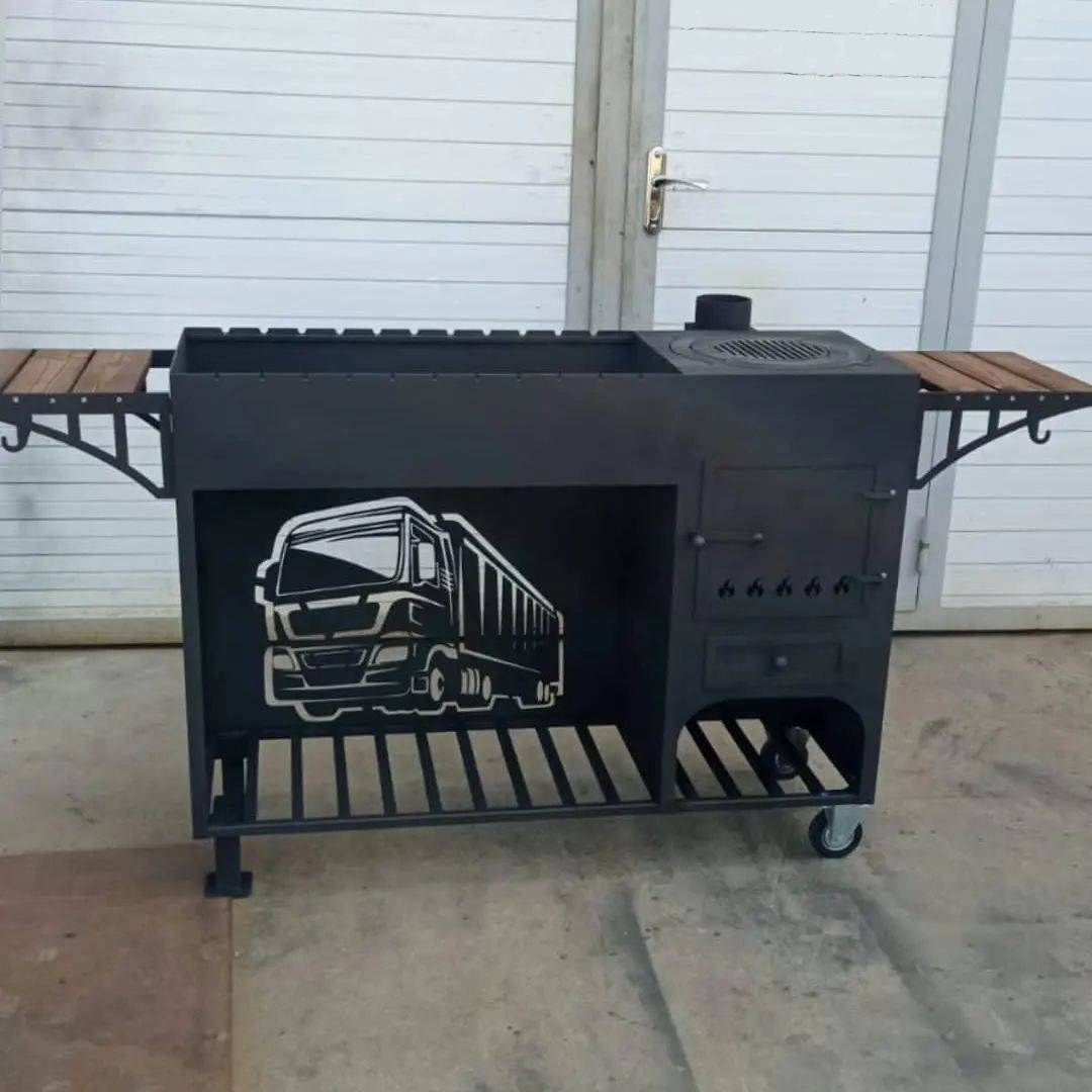 Мангалы с печью под казан. Купить / заказать мангал для дома в Краснодаре от производителя «Мангал Мастер»