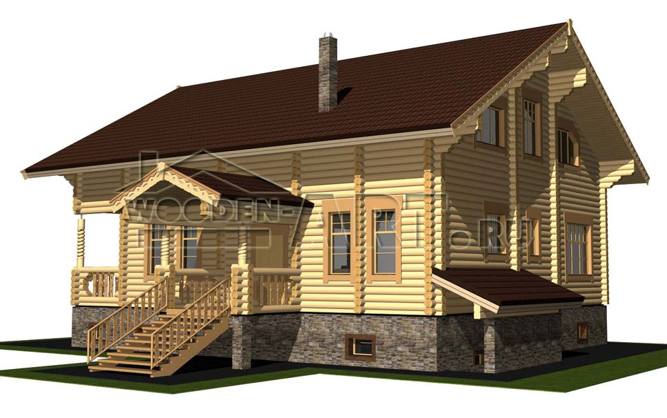 «Ягунино» 355 кв. м. Проекты деревянных домов