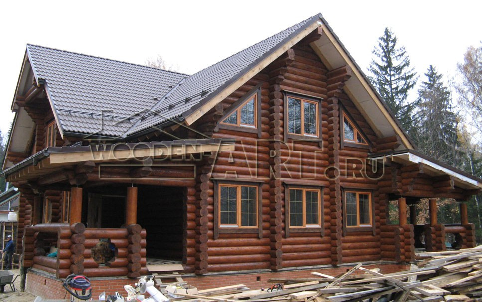 «Щелково» 327 кв. м. Проекты деревянных домов