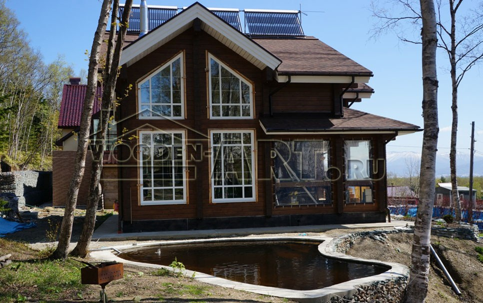 «Сахалин» 178 кв. м. Проекты деревянных домов