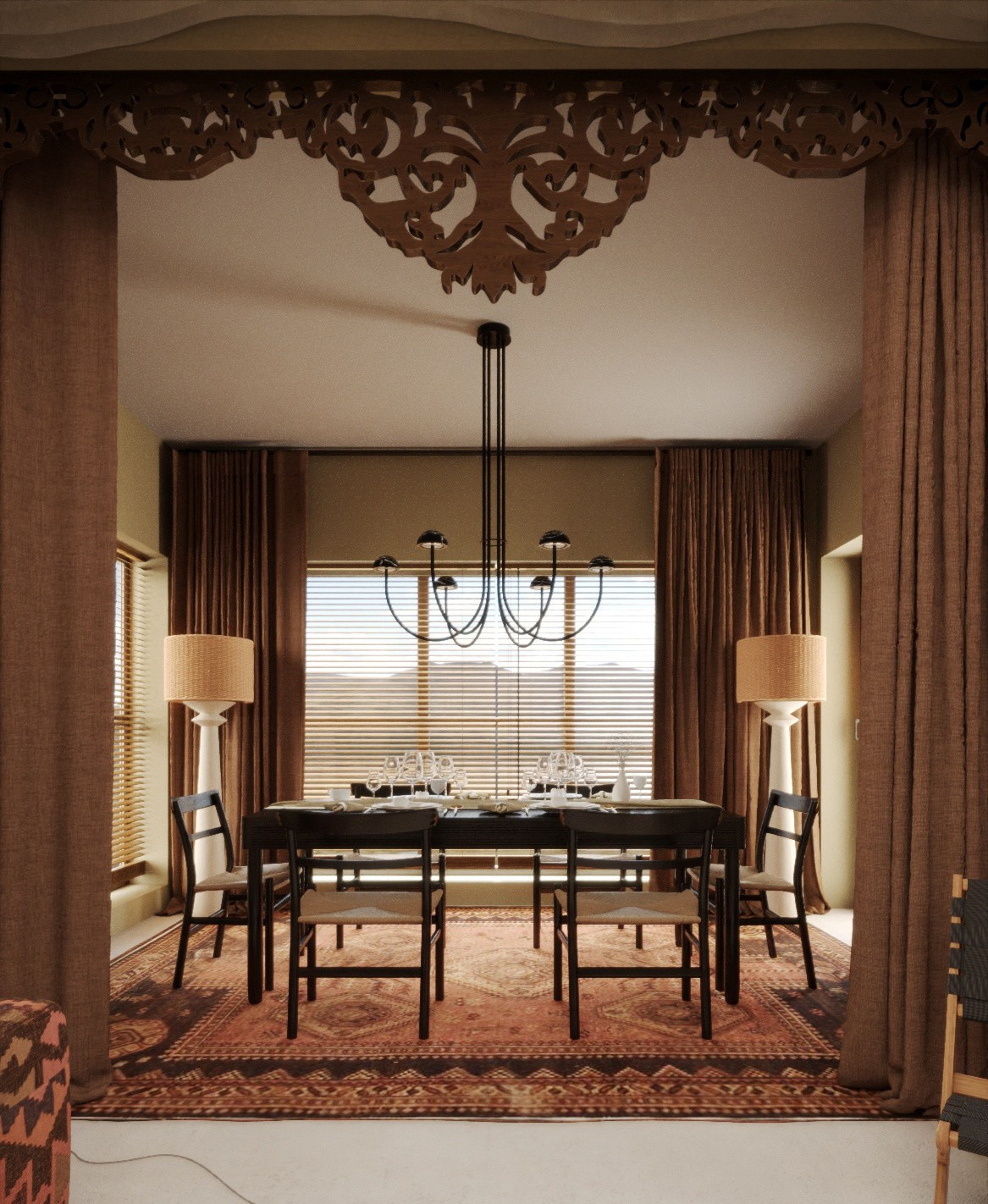 Апартаменты GoldenMile, г. Дубай. Дизайн интерьера от Дмитрия Баландина