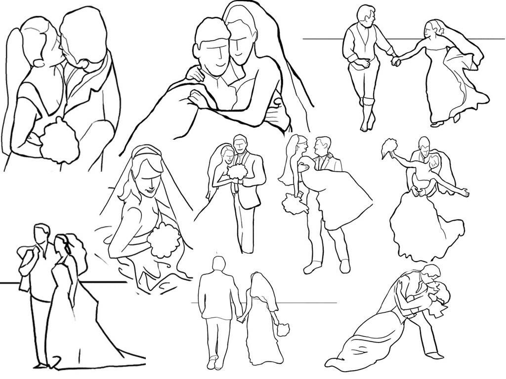 ПОЗИРОВАНИЕ МОЛОДОЖЕН