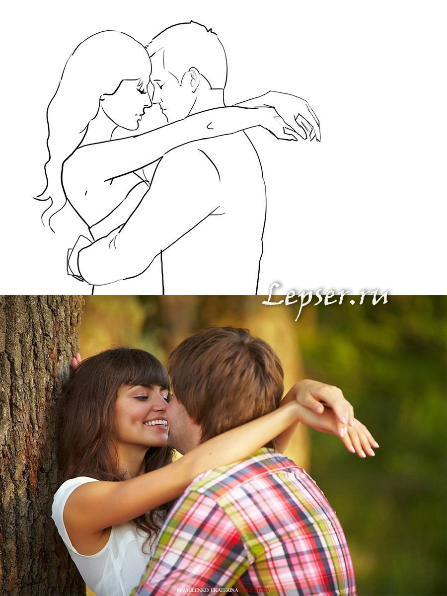 ПОЗИРОВАНИЕ МОЛОДОЖЕН