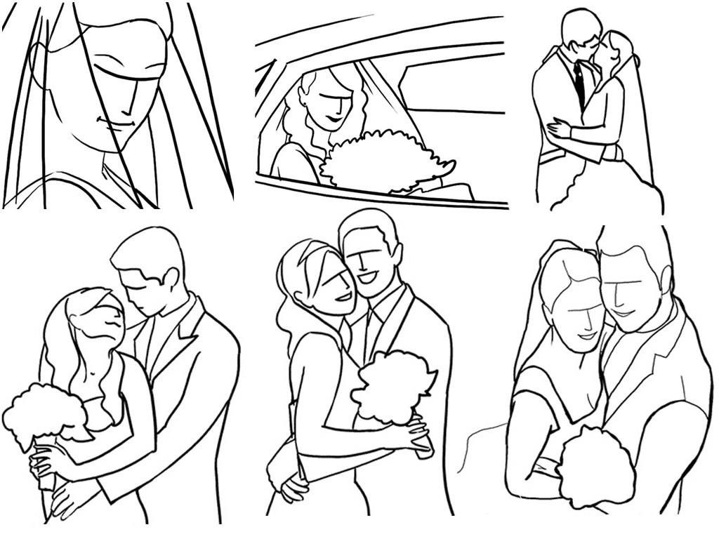 ПОЗИРОВАНИЕ МОЛОДОЖЕН