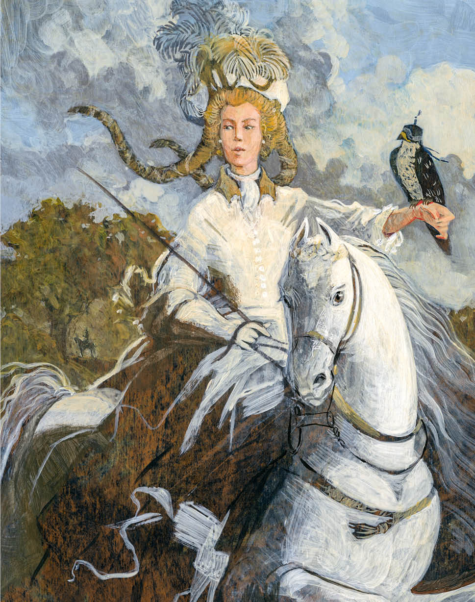 Иллюстрации Анны Хопта к роману Т.Майн Рида "Белая перчатка". Художник Анна Хопта