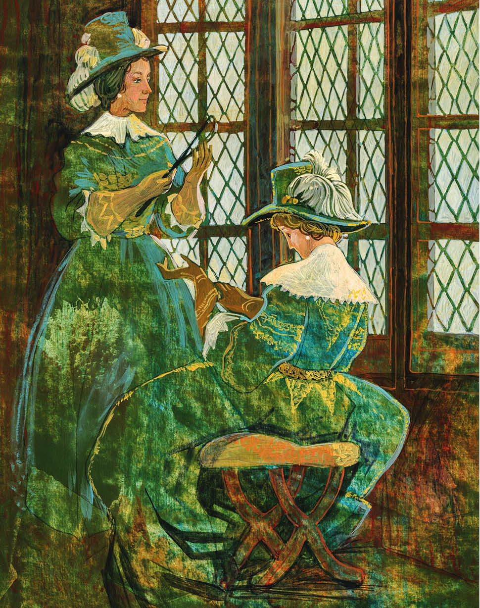 Иллюстрации Анны Хопта к роману Т.Майн Рида "Белая перчатка". Художник Анна Хопта