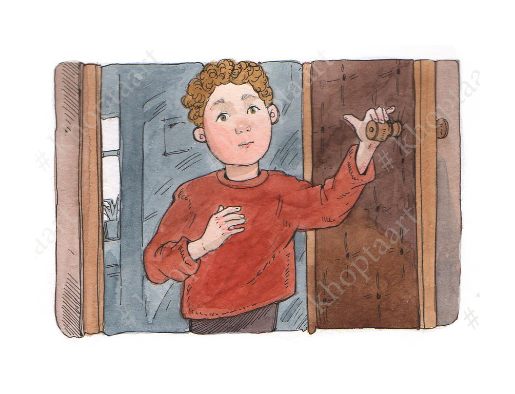 'The Black-and-Brown Fox' by Y.Aleshkovsky. Artist Anna Khopta. Oil and Acrylic Paintings. Moscow