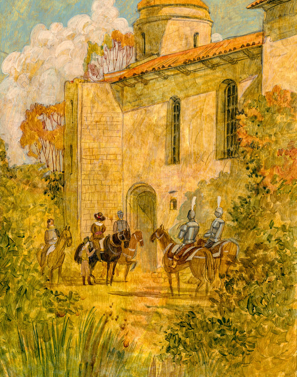 Иллюстрации Анны Хопта к роману Т.Майн Рида "Белая перчатка". Художник Анна Хопта