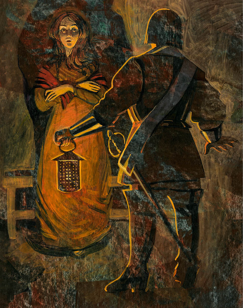 Иллюстрации Анны Хопта к роману Т.Майн Рида "Белая перчатка". Художник Анна Хопта