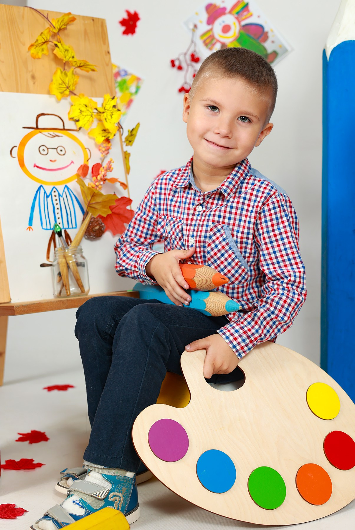 Краски осени. Выпускные альбомы в Иваново в детский сад и школу. Александр и Светлана Янкины