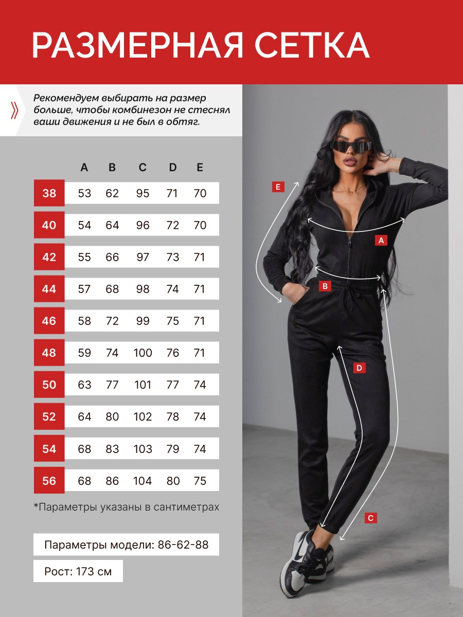 Размерная сетка. Дизайн для маркетплейсов • Наталья Верютина