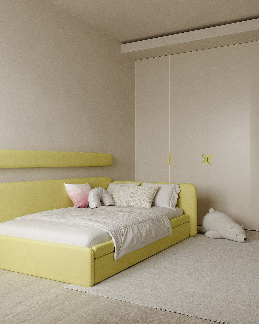 Детская 17 м². 3d визуализатор Валерия Романова