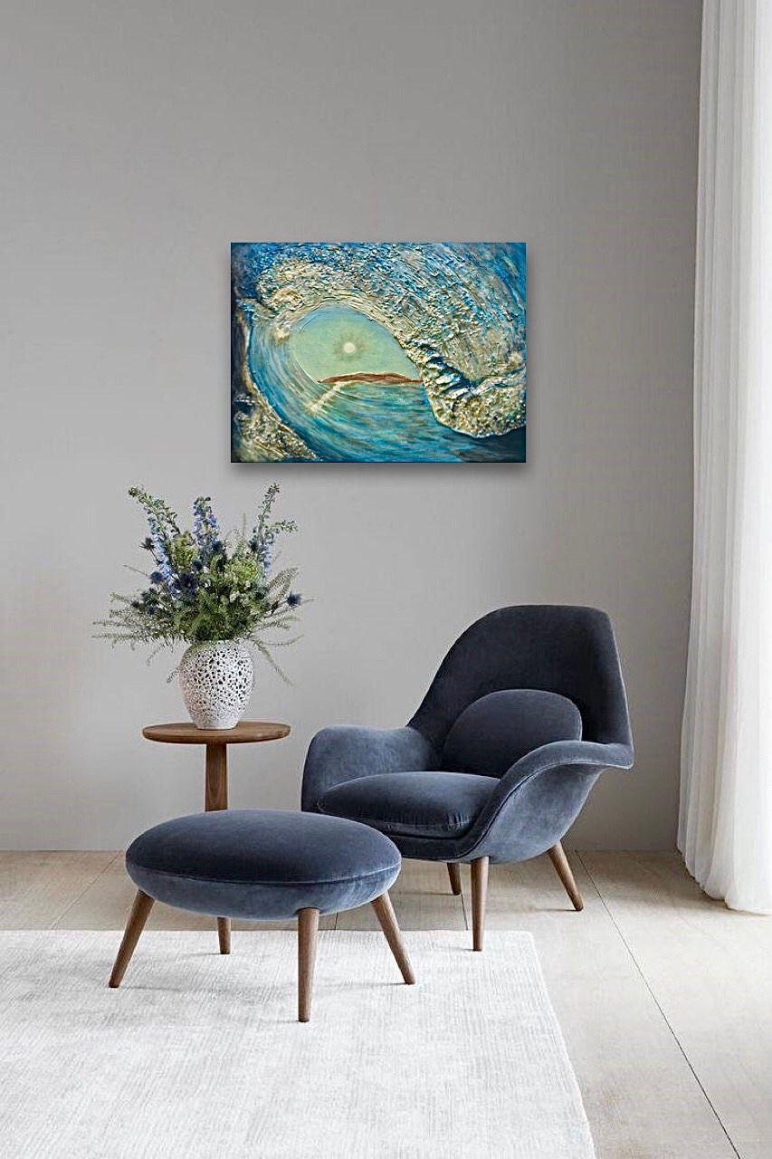 волна фактурой